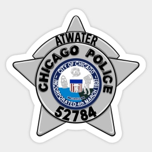 Kevin Atwater | Chicago PD Badge 52784 Sticker